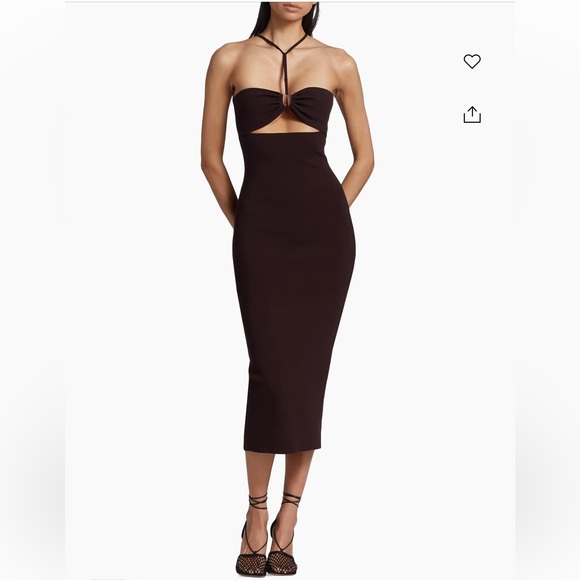 Zeynep Arcay brown midi dress - Picture 8 of 11